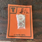 Axle Nut Kit Harley V-twin # 37-9032 Chrome Castle Style 5/8 -18 Unf. Fixed Price $25.00.