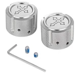 Figurati Designs Front Axle Nut Covers Cross Polished #FD41-FAC-SS. Fixed Price $149.95.