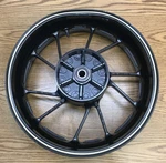 Yamaha FZ09 MT09 2017, Rear Wheel Part # 2DR-25338-00-98. Fixed Price $299.99.
