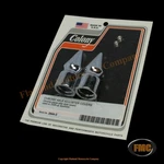 Colony 2444-2, Rear Axle Adjuster Covers, Pike Style, 2005-UP Xl, Chrome. Fixed Price $35.42.