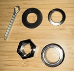 Custom Chrome Axle Hardware Kit 64-084. Fixed Price $50.00.