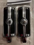 Harley-davidson Genuine Willie G. Skull Footpegs Chrome 50370-04. Fixed Price $75.00.
