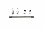Chrome Front Axle Kit For Harley Davidson By V-twin. Fixed Price $52.55.