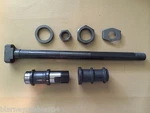 Harley Knucklehead Panhead Ul Parkerized Rear Axle Kit 36-57 Rigid Frame. Fixed Price $132.95.