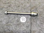 1965 Honda S65 Front Wheel Axle Assembly #44301-GN2-000. Fixed Price $20.00.