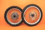 2004 00-07 Husqvarna CR125 Front Rear Wheel Set Hub Rim Spokes Tire Center Rotor. Fixed Price $499.99.