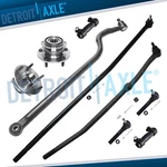 9PC Front Wheel Bearing Hub Tierod Drag Link Kit For 1998 1999 Dodge RAM1500 4WD. Fixed Price $259.38.