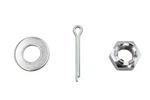 Chrome Axle Nut Kit Castle Style 5/8 18 Unf For Harley-davidson V-twin 37-9032. Fixed Price $42.99.