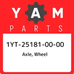 1YT-25181-00-00 Yamaha Axle, Wheel 1YT251810000, New Genuine Oem Part. Fixed Price $28.69.
