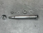 Oem Harley Dyna Narrow Glide 1" Front Axle Wheel Spacers Chrome Covers 2004-2005. Fixed Price $30.00.