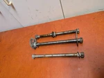 1981 1983 Yamaha TT250 SR250 XT250 Front Rear Axle W/chain Adjustors 150-25381-0. Fixed Price $24.99.