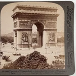 The Arch Of Triumph Built Commemorate Victories Napoleon I. Stereoview. Fixed Price $25.60.