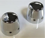 Chrome Front Axle Cap For Harley Davidson Wide Glides, Custom Cycle Engineering. Fixed Price $49.99.