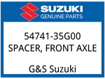 Suzuki Oem Part 54741-35G00 Spacer,front Axle (L:41). Fixed Price $34.74.