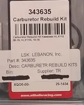 New Genuine Balls Racing 26-1404 Carburetor Rebuild Kit. Fixed Price $58.80.