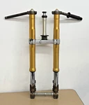2003 2004 Kawasaki ZX6R 636 Oem Front Fork End Lower Triple & Clip Ons. Fixed Price $165.00.