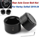 Motorcycle Rear Axle Cover Bolt Nut Caps For Harley Softail 2018-2024 2022 2023. Fixed Price $24.69.