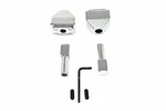Chrome Rear Axle Adjuster Cap Set Pyramid Style For Harley Davidson By V-twin. Fixed Price $39.44.