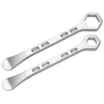 Tusk 1629570006 Aluminum Tire Iron With Axle Wrench Kit 22MM And 32MM. Fixed Price $41.99.