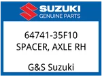 Suzuki Oem Part 64741-35F10 Spacer,rear Axle,r. Fixed Price $14.66.