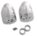 New 0214-0452 RWD-50034 41MM Diamond Axle Covers For Harley-davidson Models. Fixed Price $84.00.