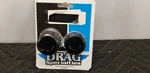 Genuine Drag Specialties Billet Black Rear Axle Caps 08-12XL Sportster 0214-0833. Fixed Price $54.00.