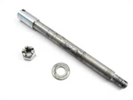 1974 Yamaha TX500A - Front Wheel Axle With Nut And Washer. Fixed Price $10.44.