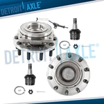 2WD Front Wheel Bearing Hubs Lower Ball Joints Ford F-250 F-350 Super Duty. Fixed Price $227.74.