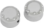 Covington Dimpled Al Front Axle Cap Chrome Set Harley Softail Deuce 07. Fixed Price $125.28.