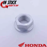 New Oem Honda Front Axle Nut 2002-2020 CR125 CR250 CRF450R CRF250R 90301-KZ4-J40. Fixed Price $27.30.