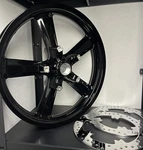 Harley Muscle Front Wheel 2009 -17 Custom Black Vrod Vrscf Oem Mag Exchange. Fixed Price $649.00.