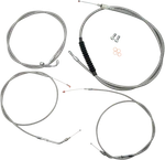 Choppers LA-8300KT-16 Standard Stainless Braided Handlebar Cable/brake Line. Fixed Price $173.24.
