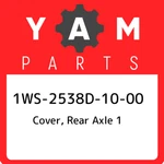 1WS-2538D-10-00 Yamaha Cover, Rear Axle 1WS2538D1000, New Genuine Oem Part. Fixed Price $43.50.