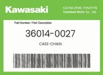 Kawasaki Genuine Case-chain 36014-0027. Fixed Price $27.10.