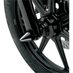 Choppers Black Re Spikes Axle Caps For 1996-2015 Harley Softail Dyna Touring. Fixed Price $116.99.