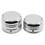 Hogworkz Chrome Contrast Cut Rear Axle Nut Covers HW163021. Fixed Price $34.98.