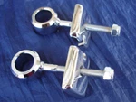 Chrome Wheel Axle Adjusters Parts Harley Sportster Big Twin Repl Oe # 41530-84T. Fixed Price $31.95.
