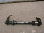 1978 Yamaha It 400 Oem Rear Axel /chain Adjusters /spacers/nut. Fixed Price $24.48.