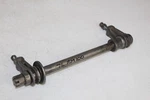 1976 Suzuki Rear Axle With Spacers And Chain Adjusters. Fixed Price $45.00.