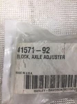 Harley Davidson Oem # 41571-92 Genuine Axle Adjuster Block. Fixed Price $21.67.