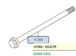 Kawasaki 2000-2020 KX65 Axle Fr 41068-1418 New Oem. Fixed Price $29.78.