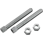 Drag Specialties Chrome Rear Axle Chain Adjuster Bolt Set For Harley DS-195062. Fixed Price $33.23.