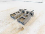 1995-1998 Buell S2T Thunderbolt Swingarm Rear Fork Wheel Axle Adjusters. Fixed Price $49.95.
