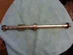 Yamaha XV250 V-star Virago Route 66 Oem Rear Wheel Axle 2UJ-25381-00-00. Fixed Price $20.00.