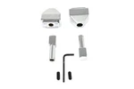 Chrome Rear Axle Adjuster Cap Set Pyramid Style For Harley-davidson. Fixed Price $51.99.