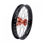 Tusk Impact Complete Wheel - Front 14 X 1.60 Black Rim/silver Spoke/orange Hub. Fixed Price $241.92.