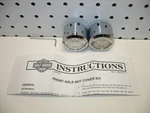 Harley Hd Various Models Aluminator Billet Front Axle Nut Covers Set 2 Oem New. Fixed Price $49.99.