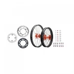 Tusk Impact Complete Front/rear Wheel Package 1.60 X 21 2.15 19 Black. Fixed Price $803.09.