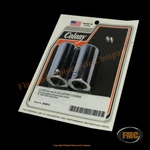Colony 2446-2, Rear Axle Adjuster Covers, Dome Style, 1993-2004 Xl, Chrome. Fixed Price $37.95.