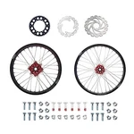 Tusk 1934950078 Impact Complete Front/rear Wheel PACKAGE1.60X21/2.15X18BLACK Rim. Fixed Price $779.82.